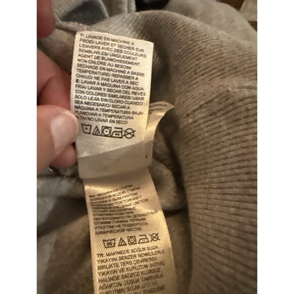 The North Face Women’s Medium Gray Pullover Hoodie Sweatshirt Fleece Lined - Picture 7 of 9